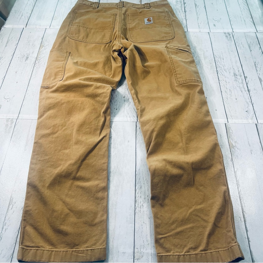 Carhartt Relaxed Fit Canvas Double Knee Utility Work Pants 32x32 - Picture 3 of 9